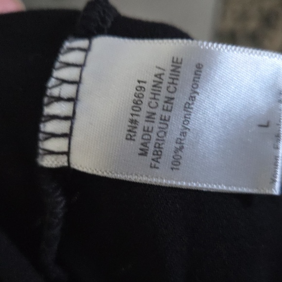 Young Fabulous And Broke Black And White Tie Dye Flutter Maxi Dress L Ex Cond - Picture 7 of 7